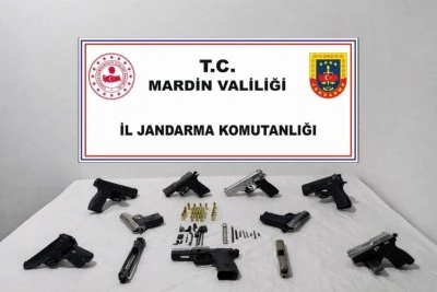 Mardin'de silah ka&ccedil;ak&ccedil;ılığı operasyonu