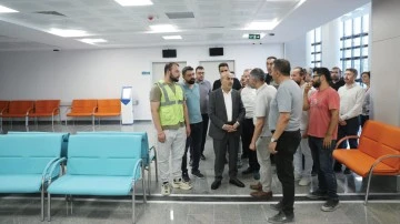 Mardin Valisi Demirtaş, hastaneyi inceledi