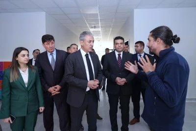 Mardin Valisi ve B&uuml;y&uuml;kşehir Belediye Başkan Vekili Akkoyun, yatırımları inceledi
