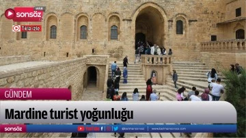 Mardine turist yoğunluğu