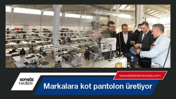 Markalara kot pantolon &uuml;retiyor