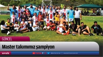 Master takımımız şampiyon