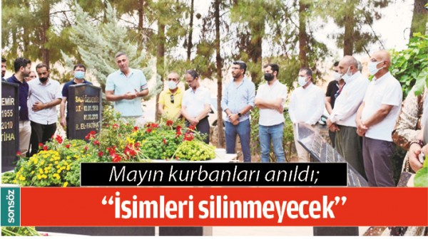 MAYIN KURBANLARI ANILDI