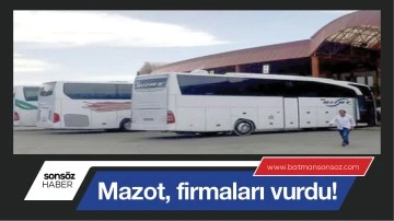 Mazot, firmaları vurdu!