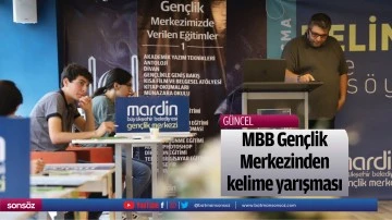 MBB Gen&ccedil;lik Merkezinden kelime yarışması