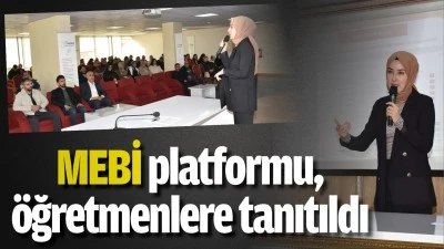 MEBİ platformu, &ouml;ğretmenlere tanıtıldı