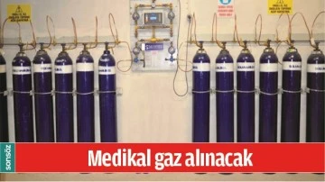 Medikal gaz satın alınacaktır