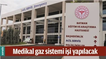 MEDİKAL GAZ SİSTEMİ İŞİ YAPILACAK