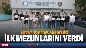 Medya-iş Medya Akademisi ilk mezunlarını verdi