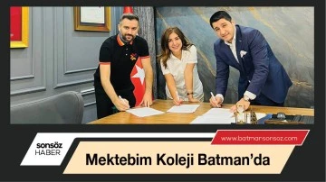 Mektebim Koleji Batman&rsquo;da