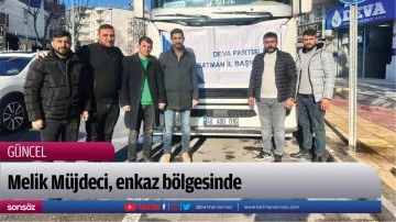 Melik M&uuml;jdeci, enkaz b&ouml;lgesinde