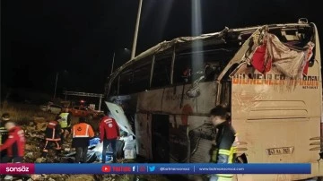 Mersin'de yolculara mezar olan otobüs kazası