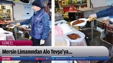 Mersin Limanından Alo Tevşo&rsquo;ya...