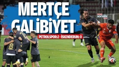 Mert&ccedil;e galibiyet: 2-0