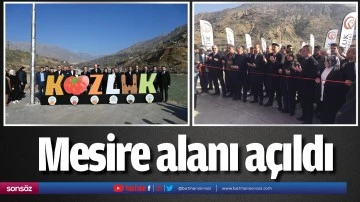 Mesire alanı a&ccedil;ıldı
