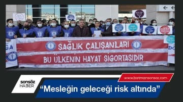 &ldquo;Mesleğin geleceği risk altında&rdquo;