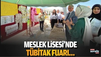 Meslek Lisesi&rsquo;nde T&Uuml;BİTAK fuarı&hellip;