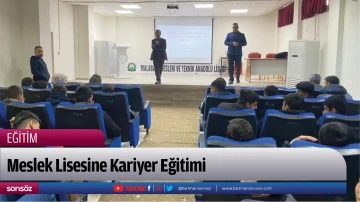 Meslek Lisesine Kariyer Eğitimi