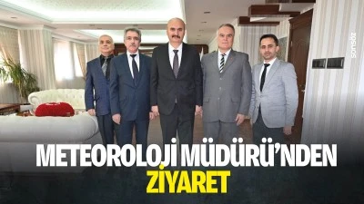 Meteoroloji M&uuml;d&uuml;r&uuml;&rsquo;nden ziyaret