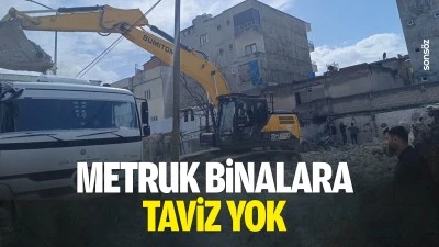 Metruk binalara taviz yok
