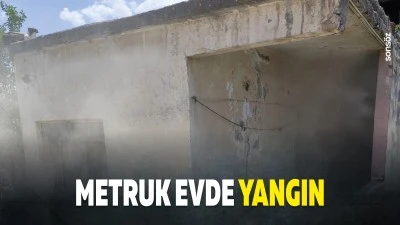 Metruk evde yangın