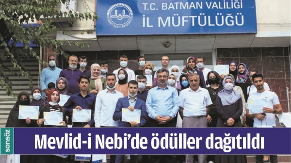 MEVLİD-İ NEBİ&rsquo;DE &Ouml;D&Uuml;LLER DAĞITILDI