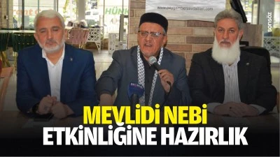 Mevlidi Nebi etkinliğine hazırlık