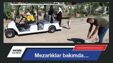 Mezarlıklar bakımda&hellip;
