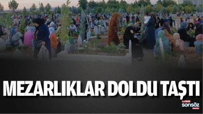 Mezarlıklar doldu taştı