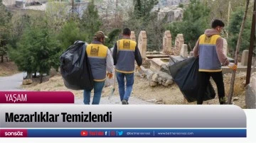Mezarlıklar Temizlendi