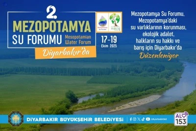 Mezopotamya Su Forumu Diyarbakır&rsquo;da d&uuml;zenlenecek