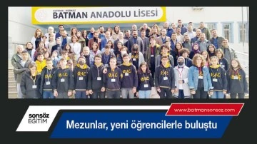 Mezunlar, yeni &ouml;ğrencilerle buluştu