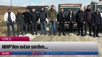 MHP&rsquo;den ısıtan yardım...