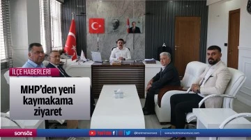 MHP&rsquo;den yeni kaymakama ziyaret