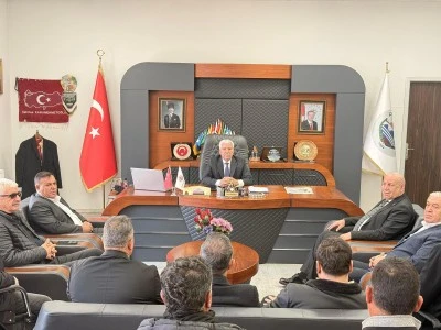 MHP İl Başkanı Arslan'dan, &Ccedil;ermik Belediye Başkanı Karamehmetoğlu'na ziyaret