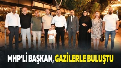 MHP&rsquo;li Başkan, gazilerle buluştu