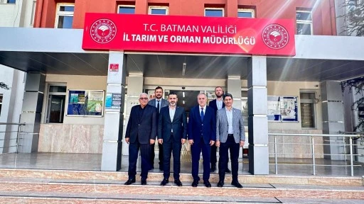 MHP&rsquo;li başkan, Tarım M&uuml;d&uuml;r&uuml;yle g&ouml;r&uuml;şt&uuml;