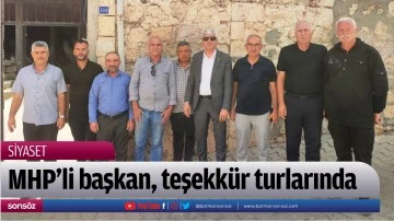 MHP&rsquo;li başkan, teşekk&uuml;r turlarında