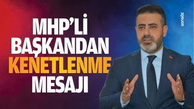 MHP&rsquo;li başkandan kenetlenme mesajı&hellip;
