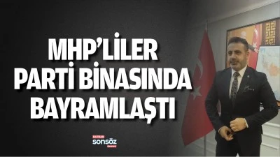 MHP&rsquo;liler parti binasında bayramlaştı