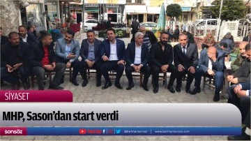 MHP, Sason&rsquo;dan start verdi