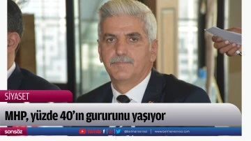 MHP, y&uuml;zde 40&rsquo;ın gururunu yaşıyor