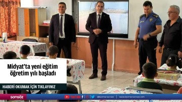 Midyat'ta yeni eğitim &ouml;ğretim yılı başladı