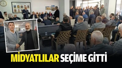 Midyatlılar se&ccedil;ime gitti