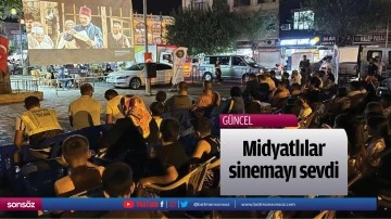 Midyatlılar sinemayı sevdi