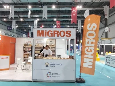 Migros, 6. T&uuml;rkiye Kooperatifler Fuarı'nda yer aldı