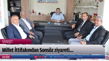 Millet İttifakından Sons&ouml;z ziyareti&hellip;