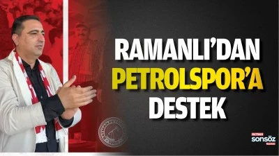 Milletvekili Ramanlı&rsquo;dan Batman Petrolspor&rsquo;a Destek