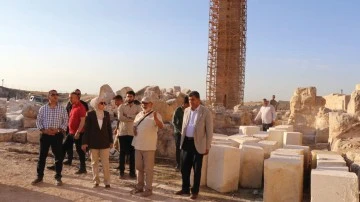 Milletvekili Yazmacı, Harran &Ouml;ren yerinde incelemelerde bulundu