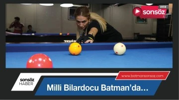 Milli Bilardocu Batman&rsquo;da&hellip;